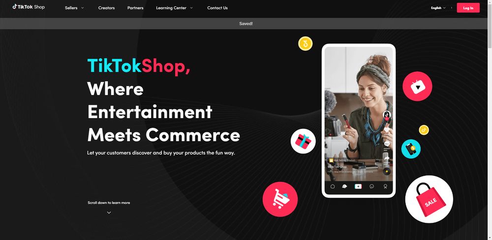 Ecommerce marketplace B2C Tiktok Shop