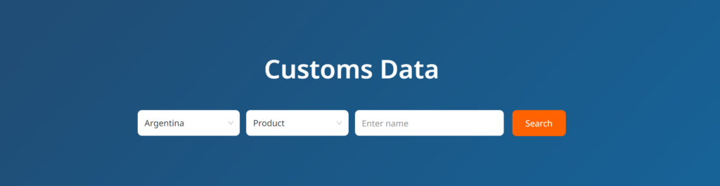 Customs Data 